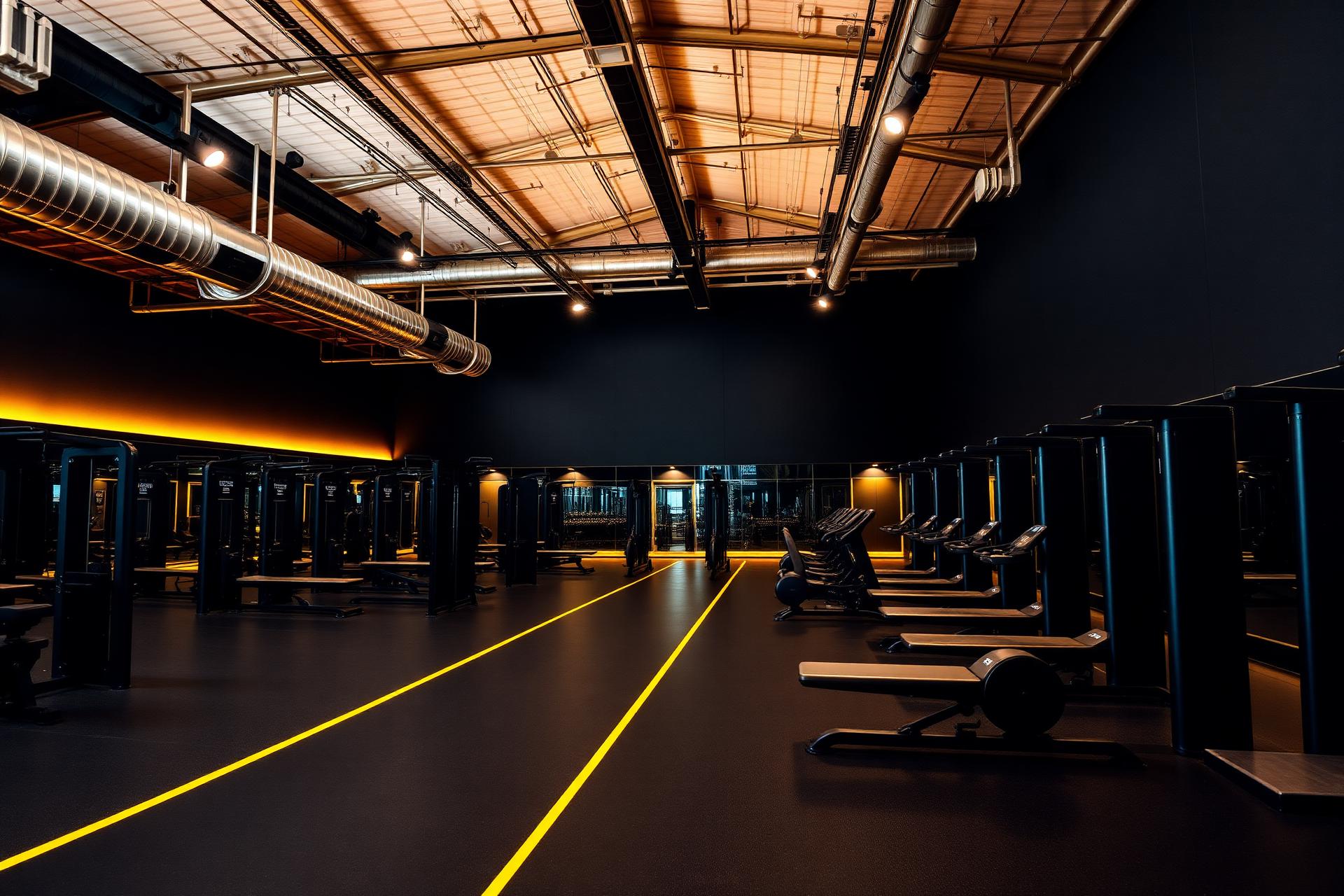 Premium commercial gym interior designed by RSG Fitness