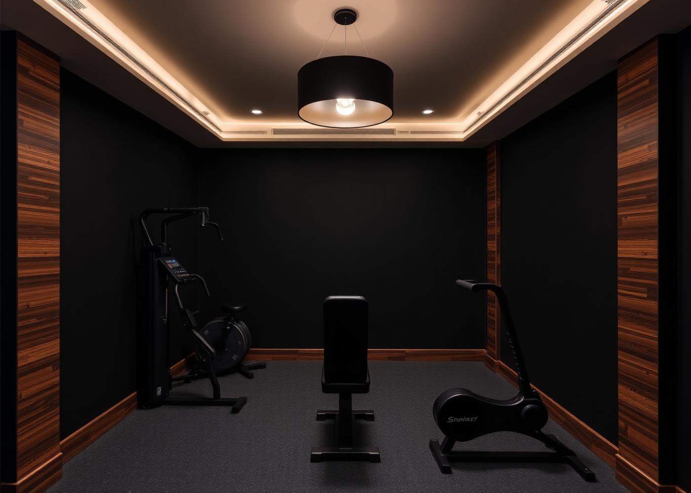 Premium private gym interior